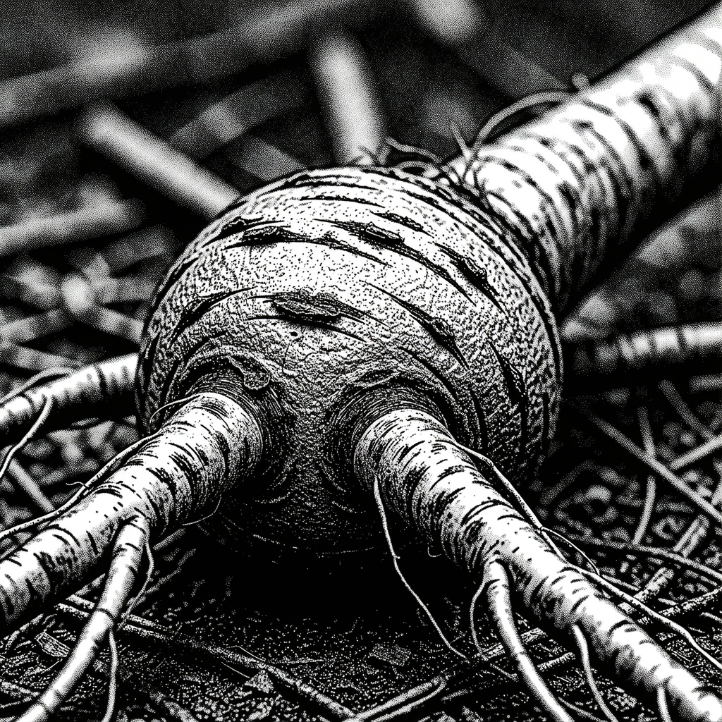 Aesthetic botanical root