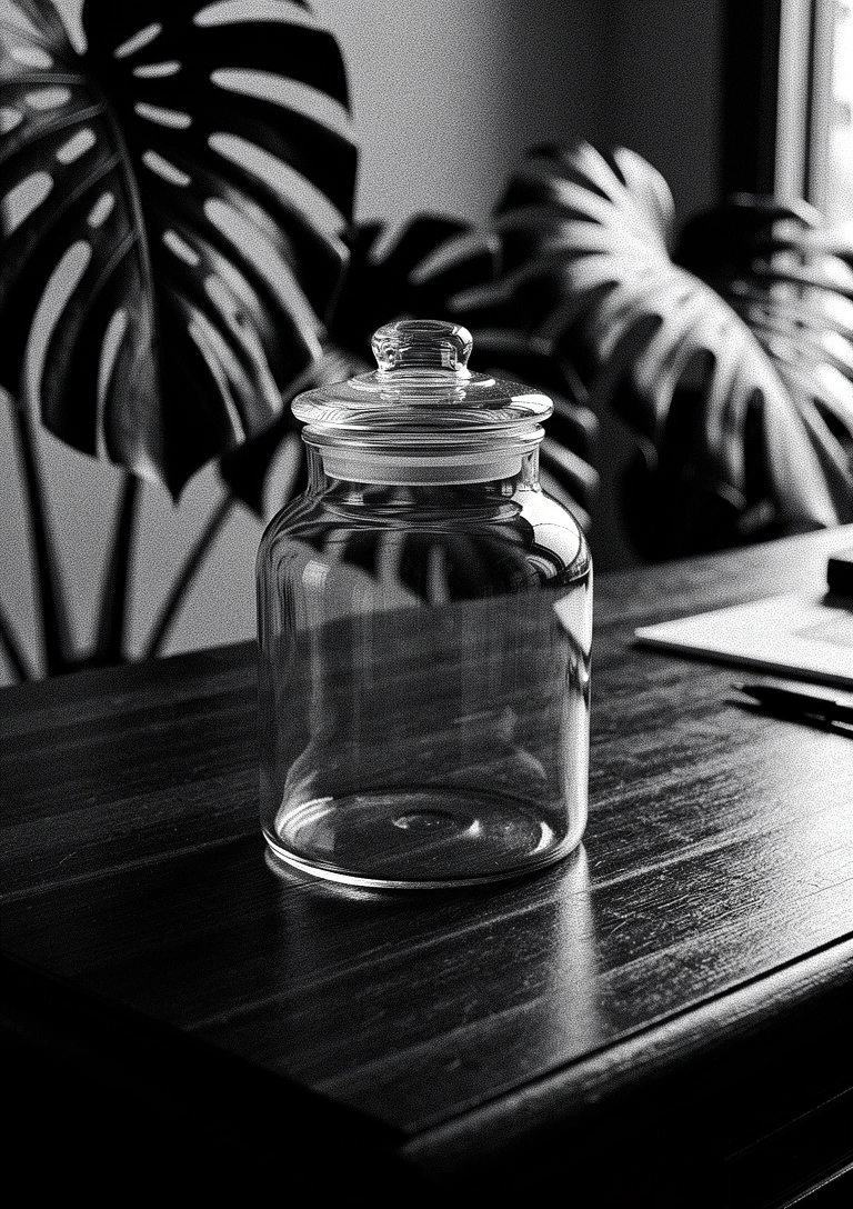 Apothecary glassware archival photograph